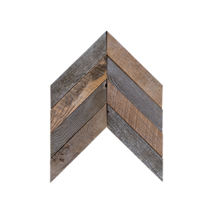 Chevron Buckskin Mosaic Wood Wall Tile