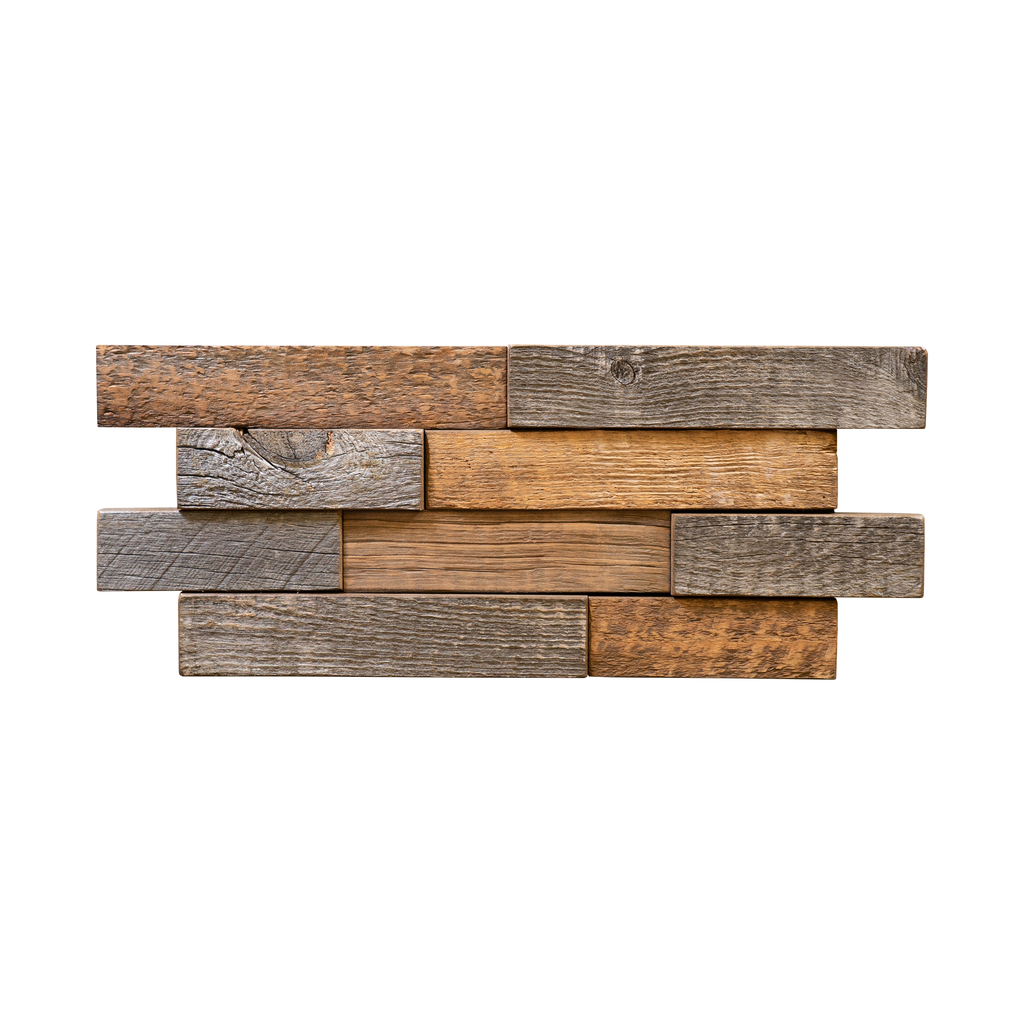 Buckskin Brick Tile Reclaimed Wood