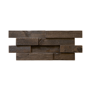Brick Gunstock Mosaic Wood Wall Tile