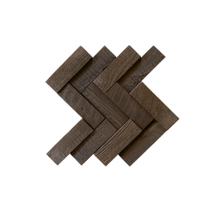 Herringbone Gunstock Mosaic Wood Wall Tile