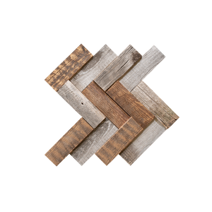 Herringbone Natural Mosaic Wood Wall Tile