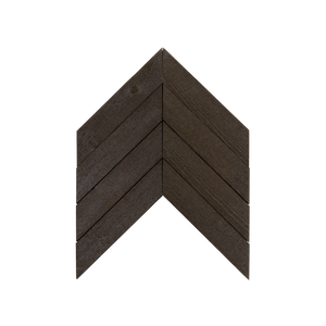 Chevron Gunstock Mosaic Wood Wall Tile