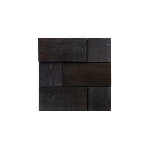 Cobblestone Ember Mosaic Wood Wall Tile