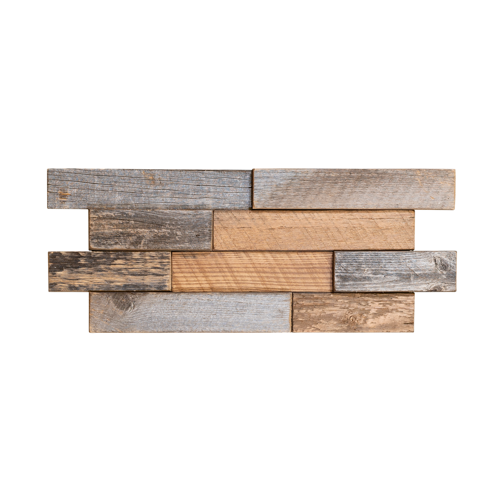 Brick Natural Mosaic Wood Wall Tile