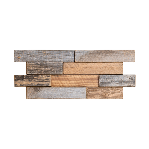 Brick Natural Mosaic Wood Wall Tile