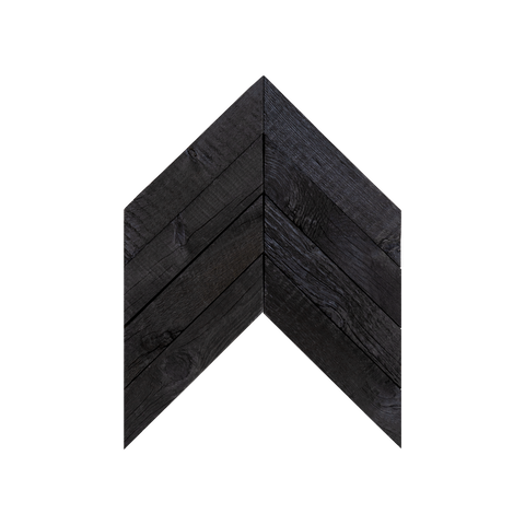 Chevron Ember Mosaic Wood Wall Tiles