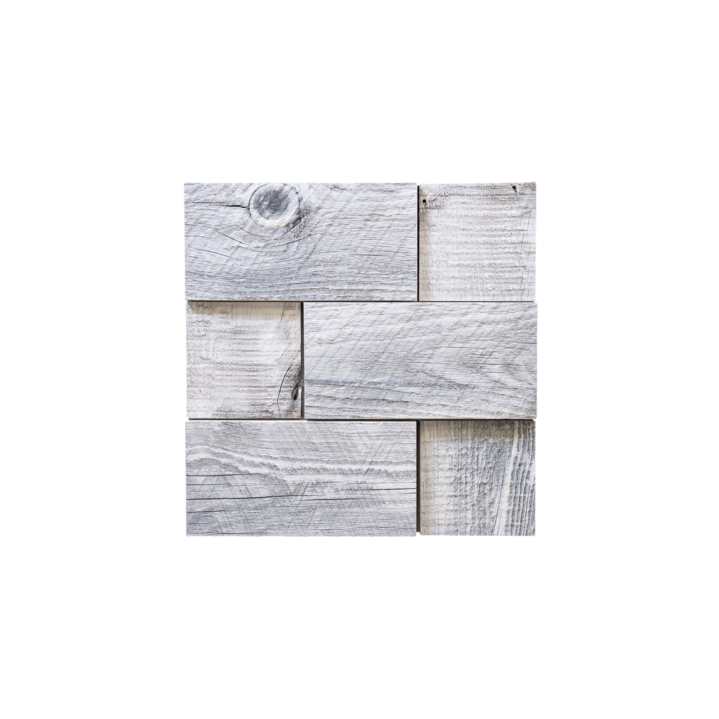 Glacier Cobblestone Mosaic Wood Tile